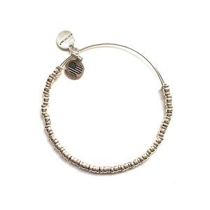Alex and Ani silver beaded bracelet